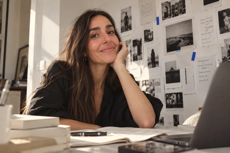 Patricia Bardeau en su estudio